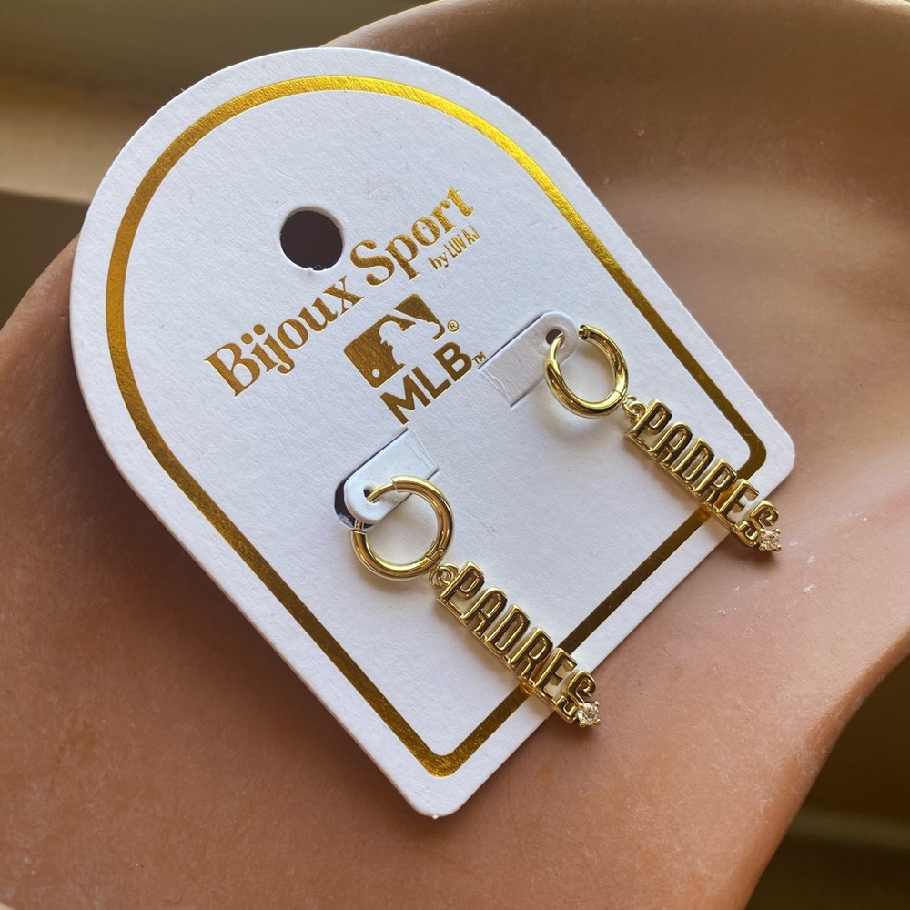 Bijoux Sport MLB Padres Earrings